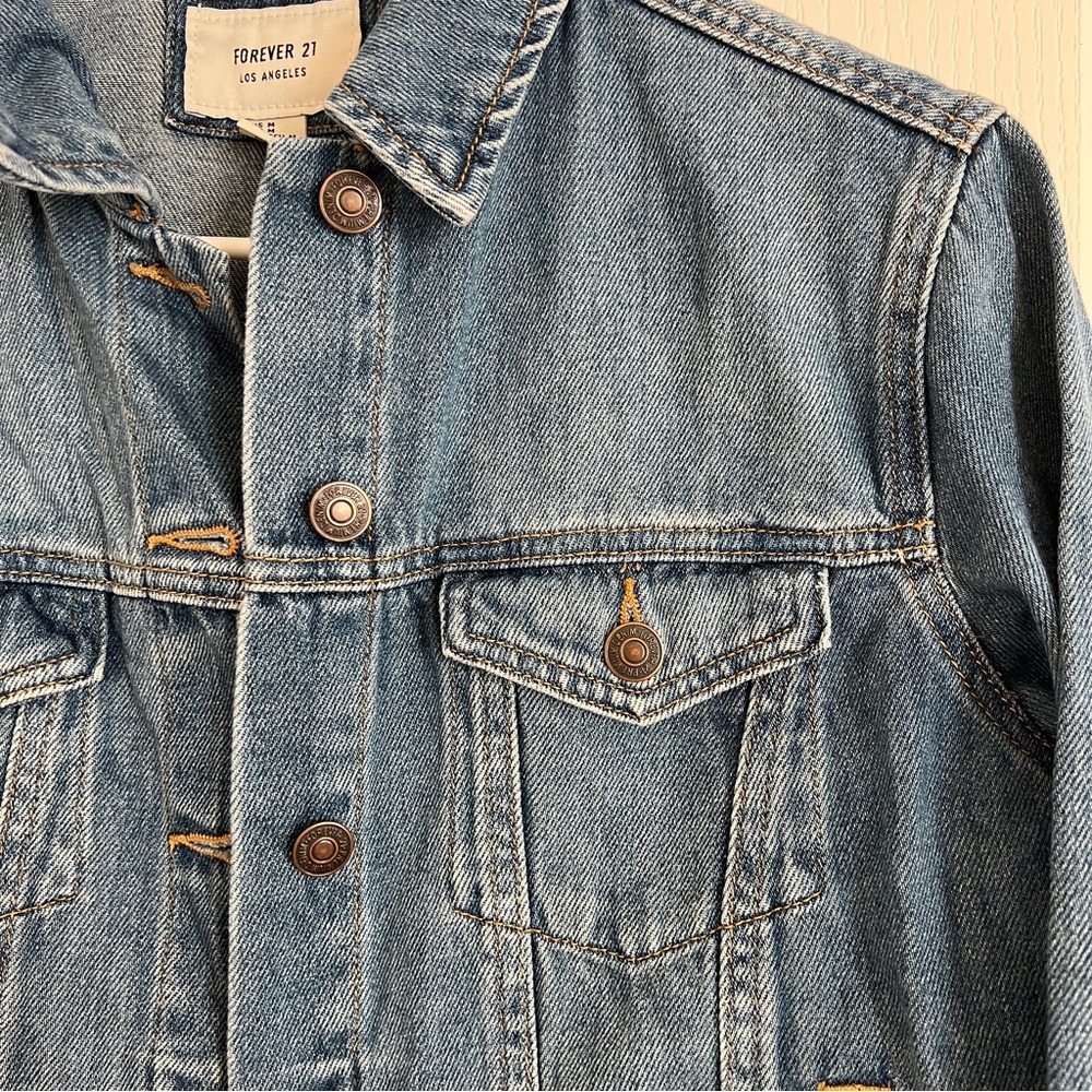 FOREVER21 Classic Denim Jacket - Picture 4 of 7